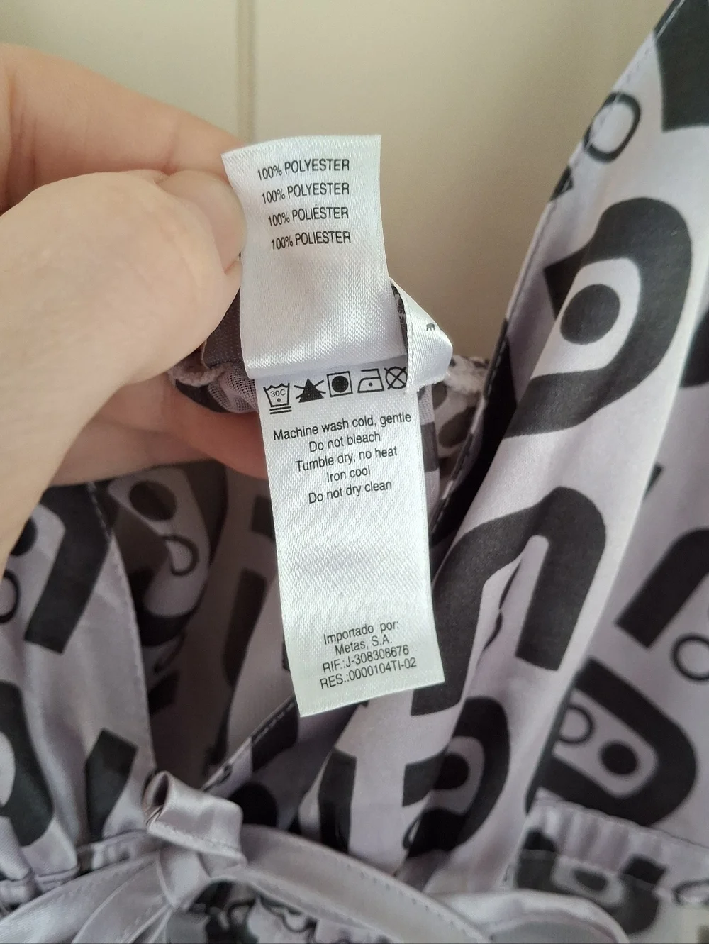 La Senza Vintage Y2K Sheer Babydoll Chemise Size Small Purple And Black Print - Picture 4 of 7